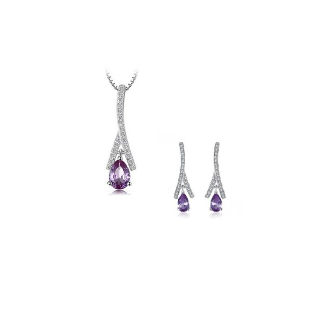 Alexandrite Sapphire Pendant or Earrings
